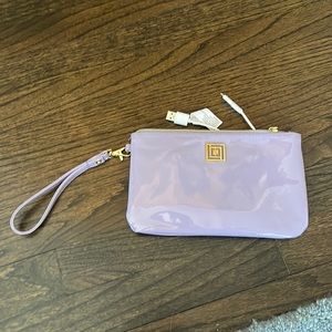 Liz Claiborne purple phone wristlet.